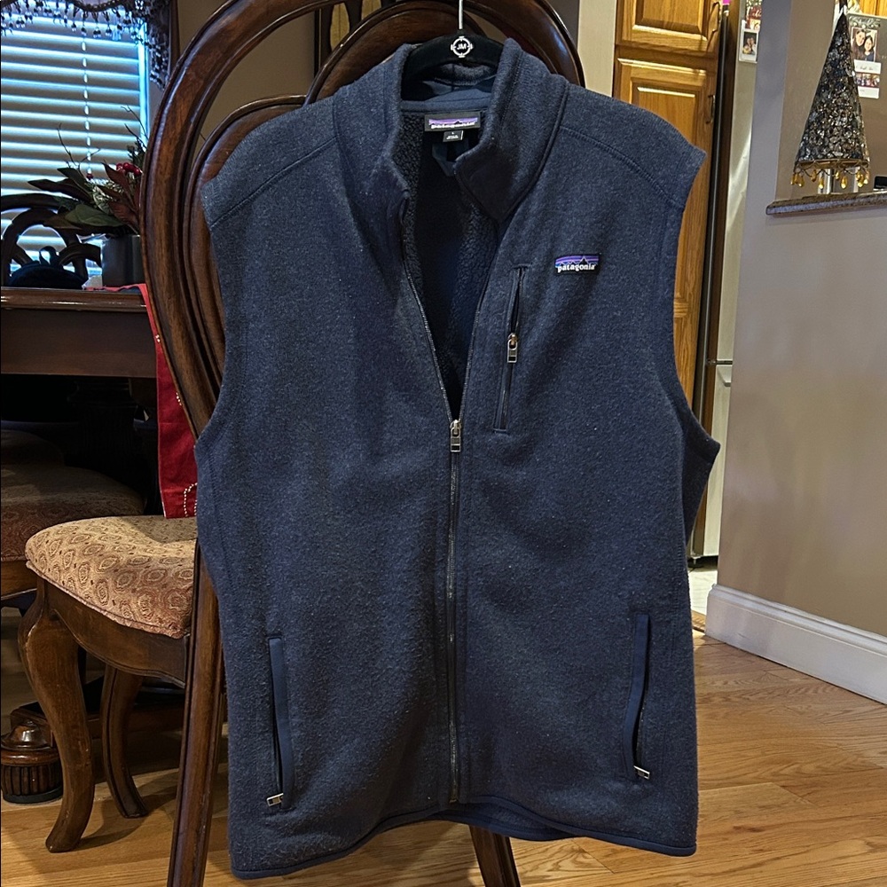 Patagonia Men's Dark Navy Fleece Vest